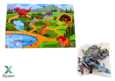 Jajo Z Figurkami Zwierząt Morskich Rośliny Ośmiornica Zestaw 26 El. LEAN TOYS