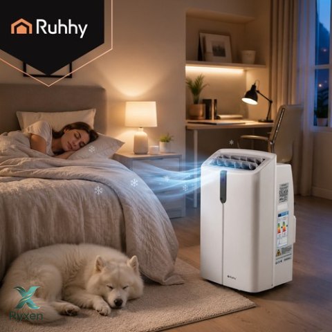 Klimatyzator przenośny 3,5kW WIFI Ruhhy RUHHY