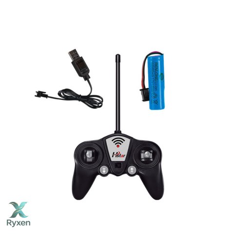 Koparka Buldożer Zdalnie Sterowany RC 2.4G 6CH Żółty LEAN TOYS