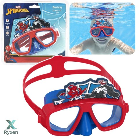 Maska Okulary Do Nurkowania Dziecięca Spiderman Bestway 98023 BESTWAY