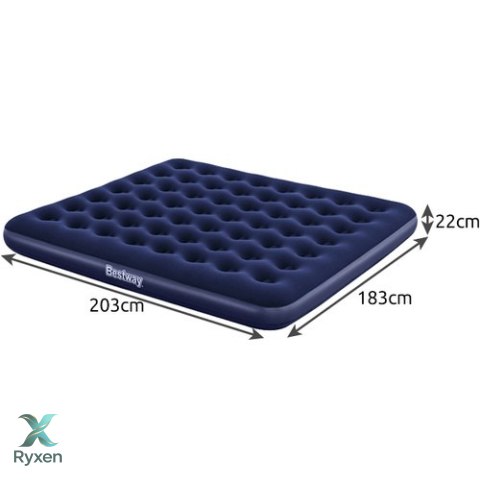 Materac dwuosobowy 203x183x22cm - BESTWAY 67004 BESTWAY