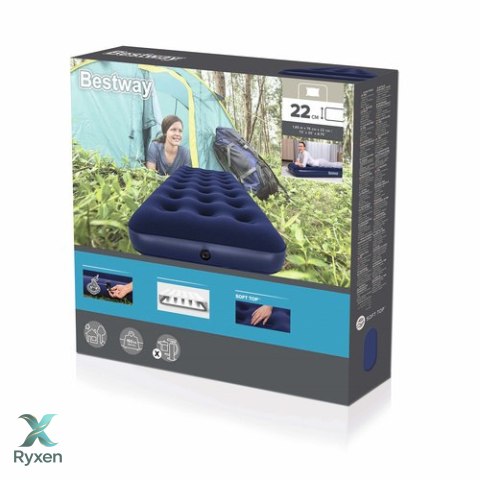 Materac pojedynczy 185x76x22cm - BESTWAY 67000 BESTWAY