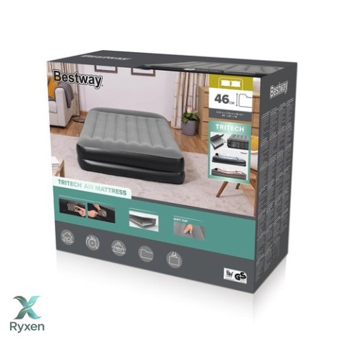 Materac z pompką 203x152x46cm BESTWAY 67403 BESTWAY