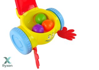 Pchacz Zbieracz Piłek Kulek Dla Dzieci Interaktywny Edukacyjny Kolorowy LEAN TOYS
