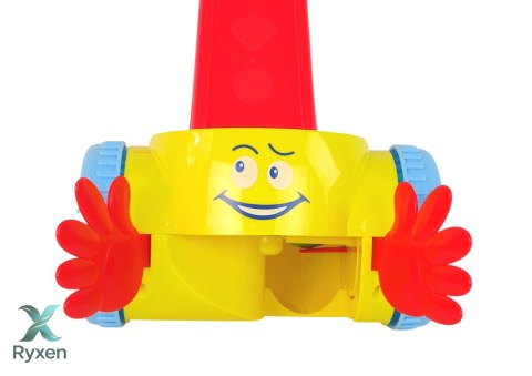 Pchacz Zbieracz Piłek Kulek Dla Dzieci Interaktywny Edukacyjny Kolorowy LEAN TOYS