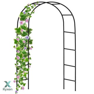 Pergola Ogrodowa Metalowa Na Rośliny Podpora Do Pnączy Łuk 240x140 cm LEAN