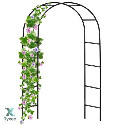 Pergola Ogrodowa Metalowa Na Rośliny Podpora Do Pnączy Łuk 240x140 cm LEAN