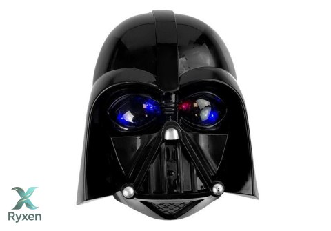 Zestaw Pistolet Laserowy Maska Wojownika Kosmosu Światła Dźwięki LEAN TOYS