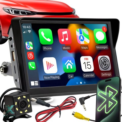 Radio samochodowe 7 cali android apple carplay kamera cofania multimedialne bluetooth - er1081 RTO