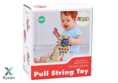 Zabawka Sensoryczna Ośmiornica Gryzak Dla Niemowląt Kolorowa LEAN TOYS