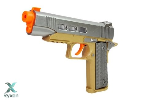 Zestaw Wojskowy Militarny Broń Karabin Pistolet Słuchawki Gwizdek Światła LEAN TOYS
