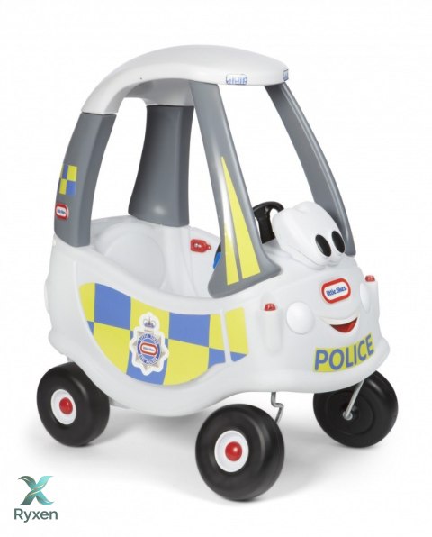 Jeździk cozy coupe policja biała LITTLE TIKES