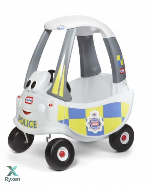 Jeździk cozy coupe policja biała LITTLE TIKES