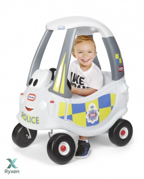 Jeździk cozy coupe policja biała LITTLE TIKES