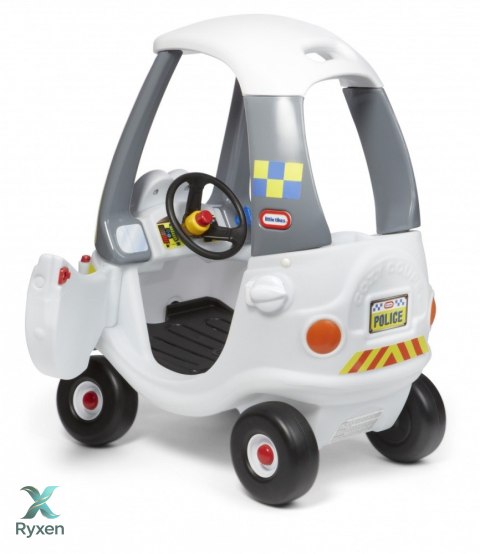 Jeździk cozy coupe policja biała LITTLE TIKES