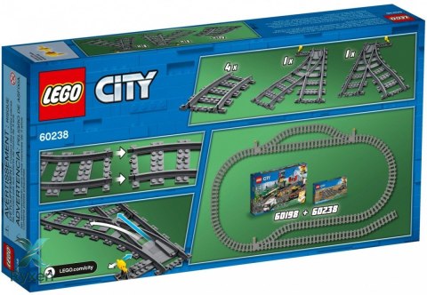 Klocki city 60238 zwrotnice LEGO
