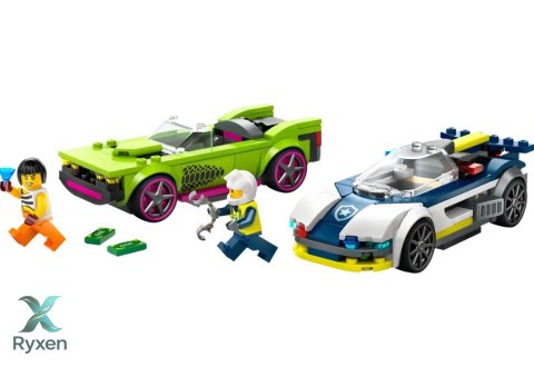 Klocki city 60415 pościg radiowozu za muscle carem LEGO