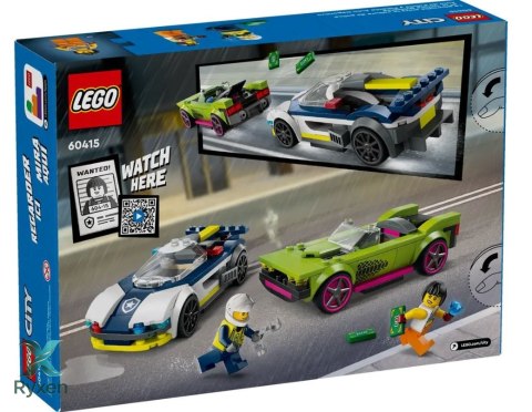 Klocki city 60415 pościg radiowozu za muscle carem LEGO