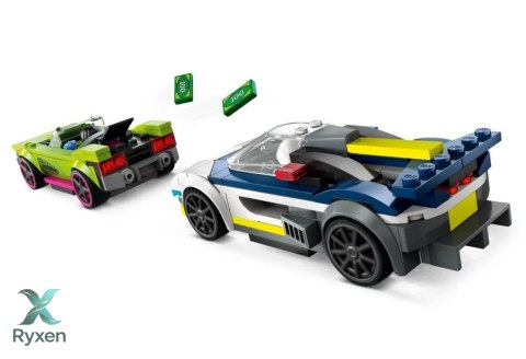 Klocki city 60415 pościg radiowozu za muscle carem LEGO