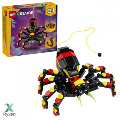 Klocki creator 31159 dzikie zwierzęta: niezwykły pająk LEGO