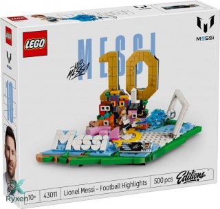 Klocki editions 43011 lionel messi - piłkarskie momenty LEGO