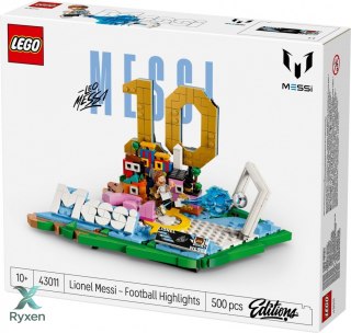 Klocki editions 43011 lionel messi - piłkarskie momenty LEGO