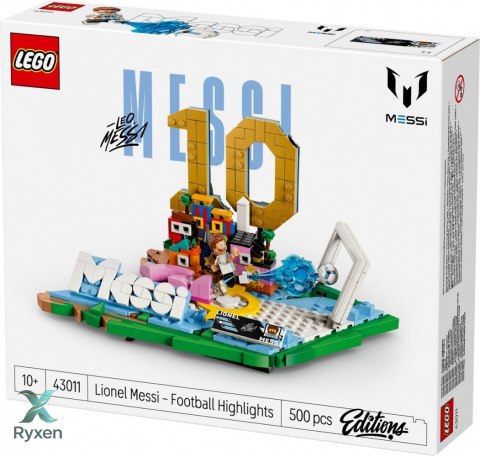 Klocki editions 43011 lionel messi - piłkarskie momenty LEGO