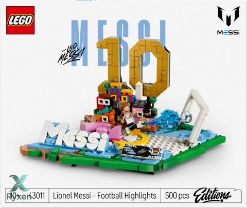 Klocki editions 43011 lionel messi - piłkarskie momenty LEGO