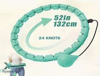 Hula hop z obciążeniem wypustkami odchudzające masaż hulahop fitness smart - sr336 RTO
