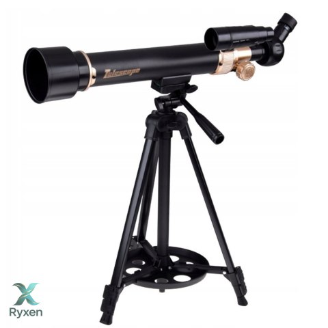 Teleskop Astronomiczny Edukacyjny Aluminiowy Akcesoria Statyw 1.35 M LEAN TOYS