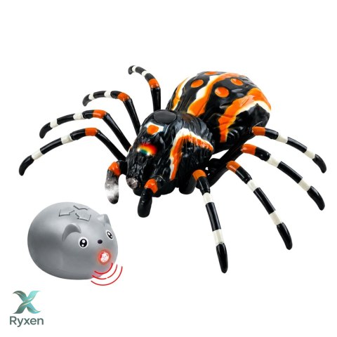 Zdalnie Sterowany Pająk Tarantula Podczerwień Czarny R/C ST LEAN TOYS