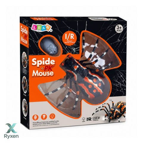 Zdalnie Sterowany Pająk Tarantula Podczerwień Czarny R/C ST LEAN TOYS