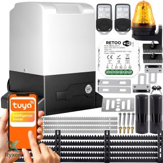 Zestaw do bram przesuwnych force 760 4x pilot 5x listwa lampa wifi RTO