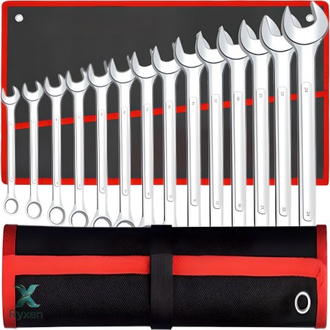 Zestaw kluczy płasko-oczkowych / combination spanner set RTO
