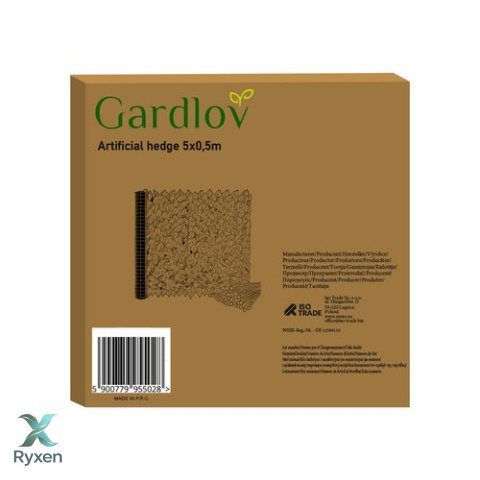 Żywopłot sztuczny na balkon 5x0,5m Gardlov 25342 GARDLOV