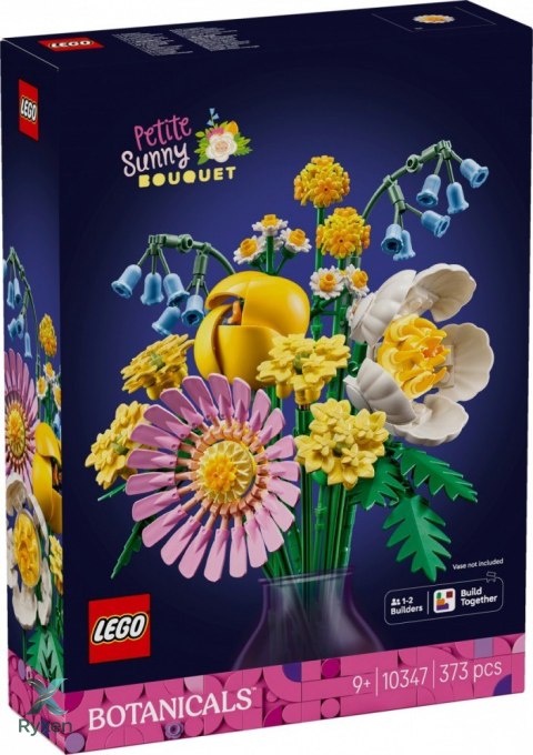 Klocki botanicals 10347 mały bukiet żółtych kwiatów LEGO