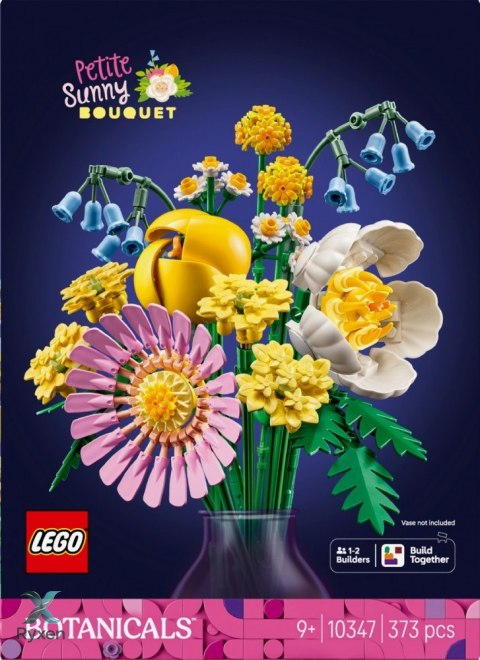 Klocki botanicals 10347 mały bukiet żółtych kwiatów LEGO