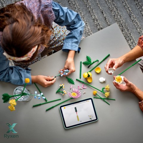 Klocki botanicals 10347 mały bukiet żółtych kwiatów LEGO