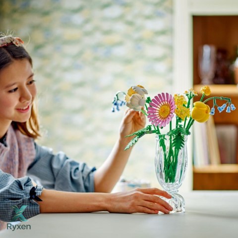Klocki botanicals 10347 mały bukiet żółtych kwiatów LEGO