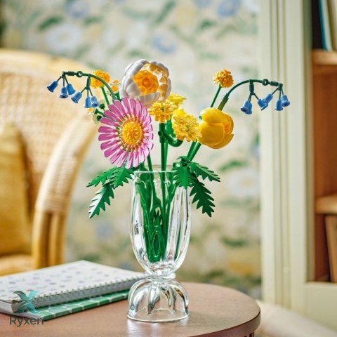 Klocki botanicals 10347 mały bukiet żółtych kwiatów LEGO