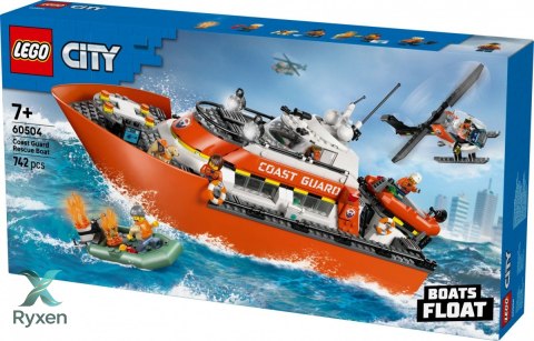 Klocki city 60504 Łódź ratunkowa i helikopter straży przybrzeżnej LEGO