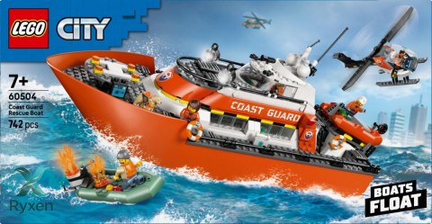 Klocki city 60504 Łódź ratunkowa i helikopter straży przybrzeżnej LEGO