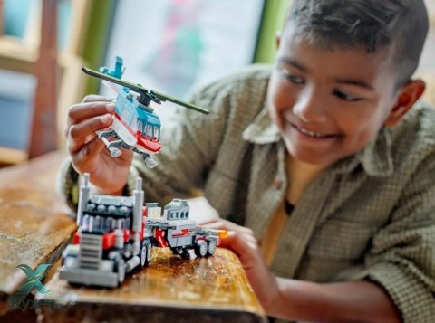 Klocki creator 31146 ciężarówka z platformą i helikopterem LEGO