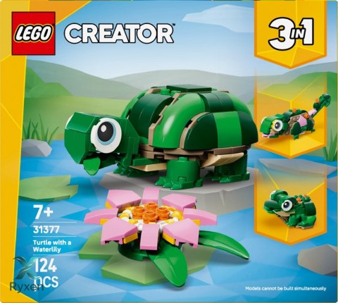 Klocki creator 31377 Żółw i kwiat lilii wodnej LEGO