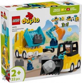 Klocki duplo 10475 maszyny budowlane 3 w 1 LEGO