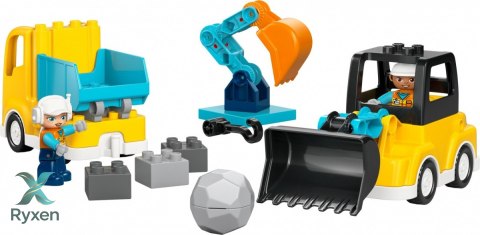 Klocki duplo 10475 maszyny budowlane 3 w 1 LEGO