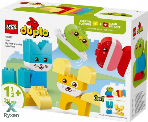 Klocki duplo 10477 kreatywne zwierzaki 3 w 1 LEGO