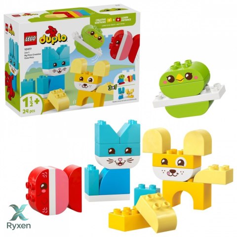 Klocki duplo 10477 kreatywne zwierzaki 3 w 1 LEGO