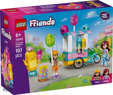 Klocki friends 42692 stoisko z lodami i balonami LEGO