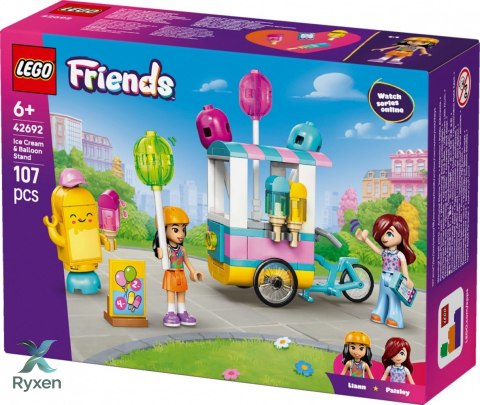 Klocki friends 42692 stoisko z lodami i balonami LEGO